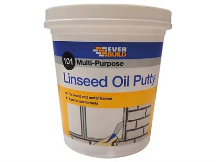 Sika Everbuild 101 Multi-Purpose Linseed Oil Putty Natural 2kg