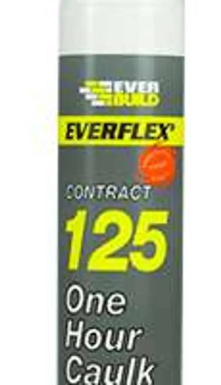Sika Everbuild Everflex 125 One Hour Caulk White C3 Cartridge