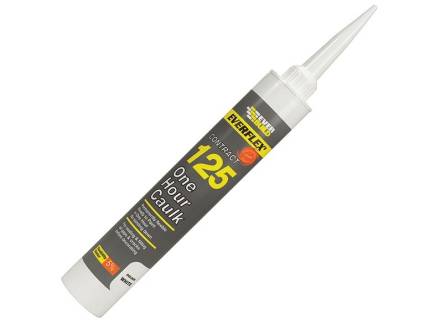 Sika Everbuild Everflex 125 One Hour Caulk White C3 Cartridge
