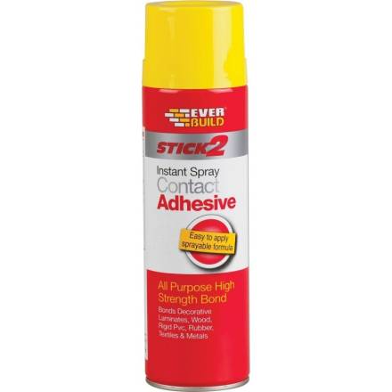 Sika Everbuild Stick 2 All Purpose Spray Contact Adhesive 500ml