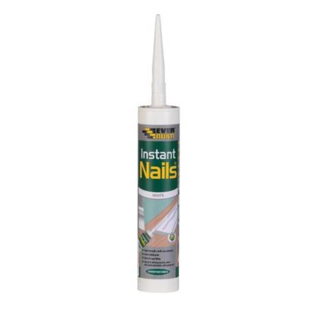Sika Everbuild Instant Nails Solvent-Free Grab Adhesive White 290ml
