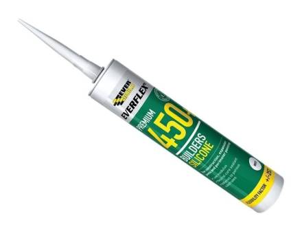 Sika Everbuild Everflex 450 Builders Silicone Sealant White 310ml