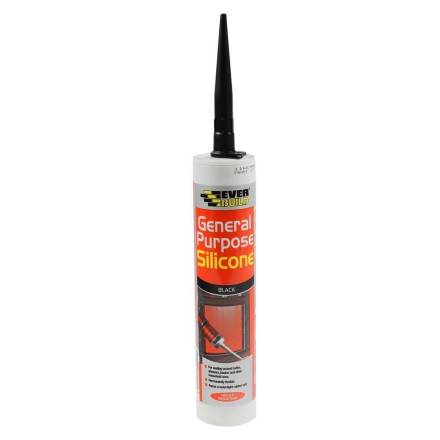 Sika Everbuild 155 General Purpose Silicone Sealant 310ml - Black