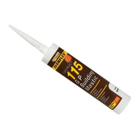 Sika Everbuild 155 General Purpose Silicone Sealant - Brown 310ml