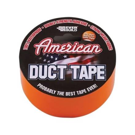 Sika Everbuild American Duct Tape 50mm x 25m Orange