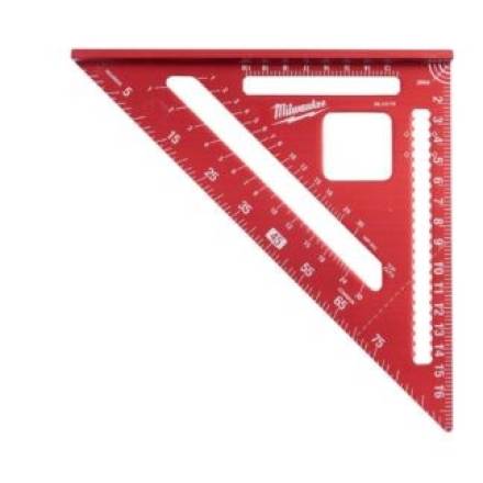 Milwaukee Metric Rafter Square 180mm - Precision Machined Extruded Aluminium