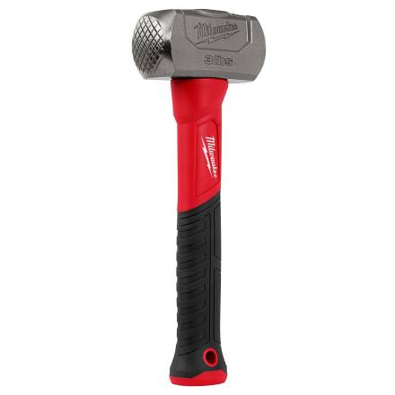 Milwaukee 3lb (1.36kg) Dual-Face Club Hammer with Fibreglass Handle