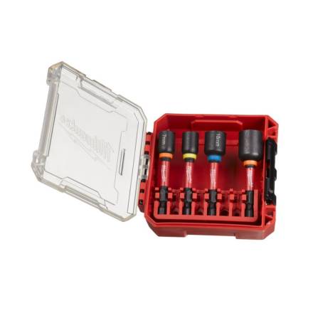 Milwaukee ShockWave Impact Duty Magnetic Nut Driver Set 4pc - 7, 8, 10 and 13mm