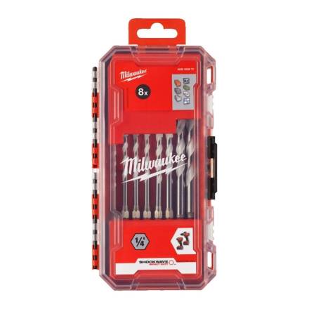 Milwaukee Shockwave Multi-Material Drill Bit Set Gen. 2 - 8 Piece with PACKOUT Case