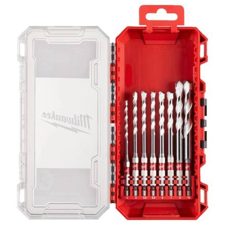 Milwaukee Shockwave Multi-Material Drill Bit Set Gen. 2 - 8 Piece with PACKOUT Case