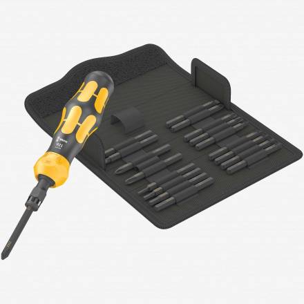 Wera Kraftform Kompakt 900 Set 1 Manual Impact Screwdriver Set, 19 Piece