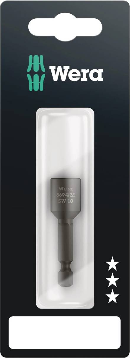 Wera 869/4 M SB Magnetic Nutsetter 10mm x 50mm