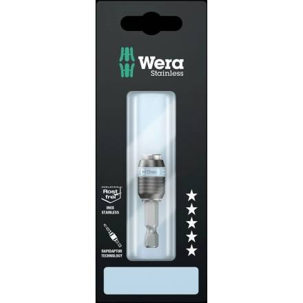 Wera 3888/4/1 K SB Rapidaptor Universal Bit Holder Stainless 1/4" x 50mm