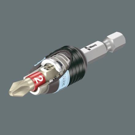 Wera 3888/4/1 K SB Rapidaptor Universal Bit Holder Stainless 1/4" x 50mm