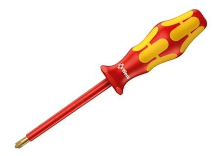 Wera 165i VDE Insulated Kraftform Plus Screwdriver PZ2 x 100mm