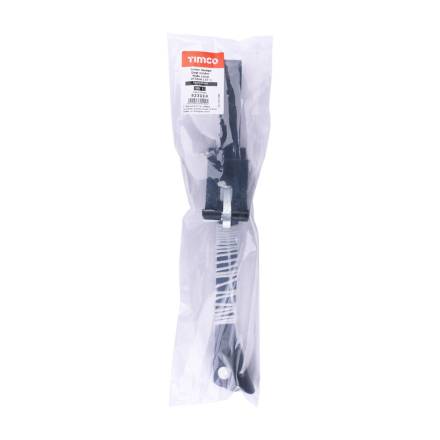 TIMCO Junior Garage Door Holder - Wide Lintel - Black - 375mm (15in)