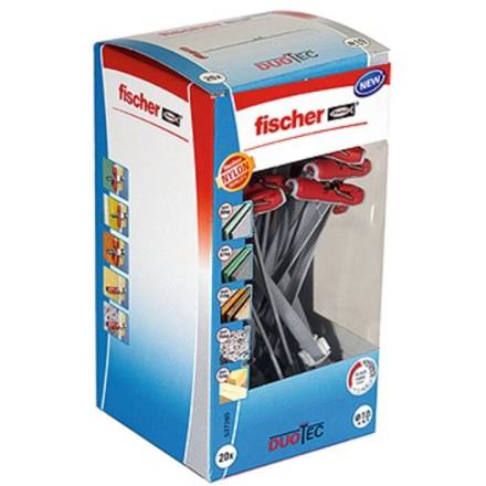 Fischer DuoTec 10 Nylon Plasterboard Toggle Fixing - Pack of 20