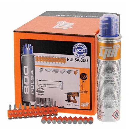 Spit HC6 27mm Pulsa High Performance Pins for Steel and Hard Concrete (Pack of 500)
