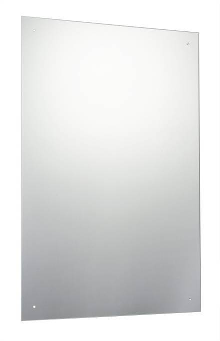 HIB Drilled Frameless Bathroom Mirror 900 x 600mm