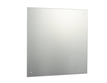 HIB Drilled Frameless Bathroom Mirror 900 x 600mm
