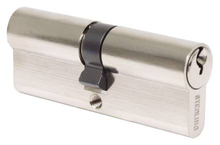 Burg Wachter EPN 4050V Euro Profile Nickel Plated Cylinder 40/50