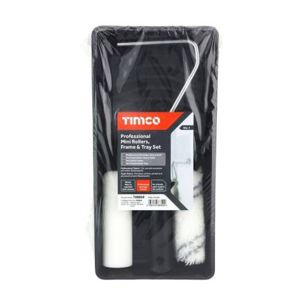 TIMCO Professional Mini Roller Frame and Tray Set 4"
