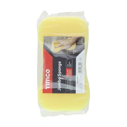 TIMCO Yellow Jumbo Sponge 225 x 115 x 50mm