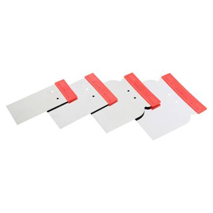 TIMCO Surface Preparation Stainless Steel Filling Knives Set of 4