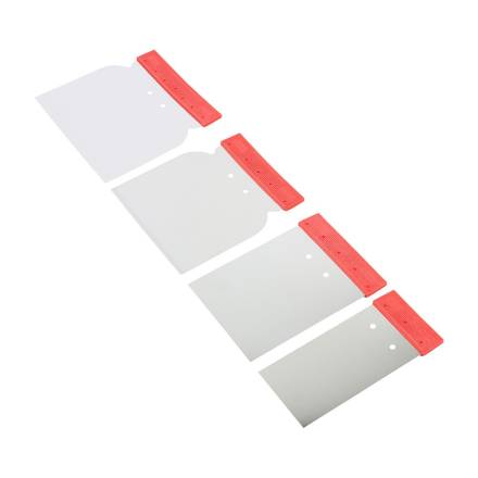 TIMCO Surface Preparation Stainless Steel Filling Knives Set of 4