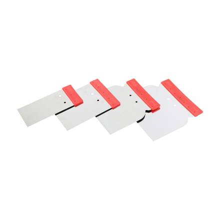 TIMCO Surface Preparation Stainless Steel Filling Knives Set of 4