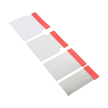 TIMCO Surface Preparation Stainless Steel Filling Knives Set of 4