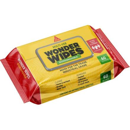 Sika Everbuild Wonder Wipes Biodegradable Bio Wipes Pack of 60