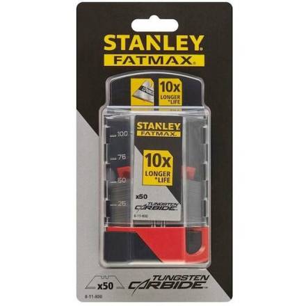 Stanley FatMax Carbide Utility Knife Blades Pack of 50 (8-11-800)