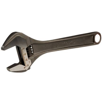 Bahco 8072 Ergo 10" Adjustable Wrench - 255mm, Black Phosphate Finish