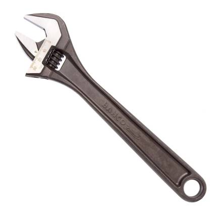 Bahco 8072 Ergo 10" Adjustable Wrench - 255mm, Black Phosphate Finish