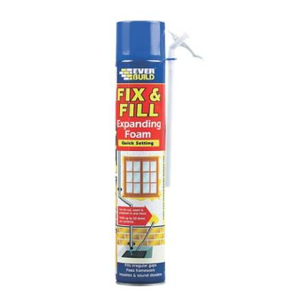 Sika Everbuild Fix and Fill Expanding Foam 750ml
