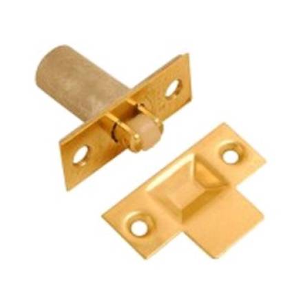 Lunn 8221 Adjustable Roller Catch Electro Brass
