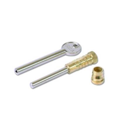Era 826-32 Dual Screw Sash Window Bolt Locks Polished Brass Pack of 2
