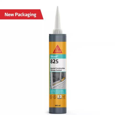 Sika Everbuild Tecnic Silicone 825 Low Modulus Neutral Cure Sealant Brown 380ml