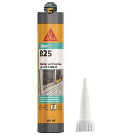 Sika Everbuild Tecnic Silicone 825 Low Modulus Alkoxy Sealant 380ml Anthracite
