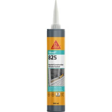 Sika Everbuild Sikasil-825 Low Modulus Neutral Cure Silicone Sealant 380ml Dark Anthracite