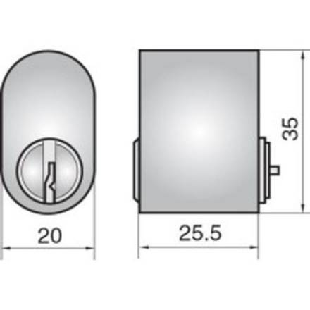 Assa Abloy 601/6501 Cylinder House