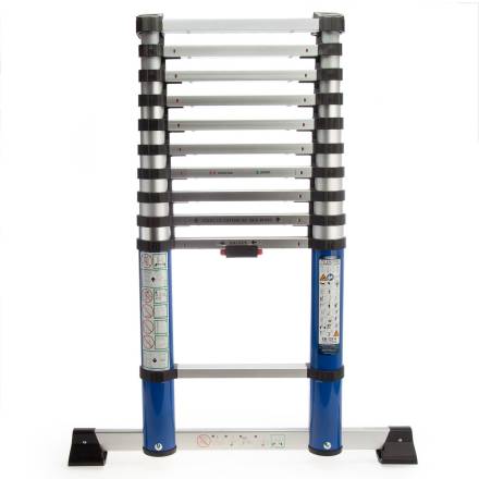 Werner 3.2m Telescopic Extension Ladder with Stabiliser Bar - 11 Rung