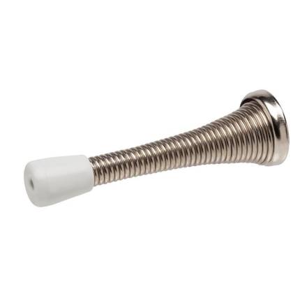 Spring Door Stop Chrome Plated 75mm