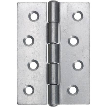 A Perry and Co No.899 Extra Strong Double Pressed Butt Hinge Self Colour 100mm (4")