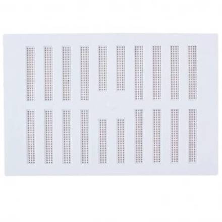 MAP 902-02 White Plastic Adjustable Air Vent 6" x 3" (150mm x 76mm)