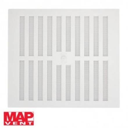 MAP 902-02 White Plastic Adjustable Air Vent 6" x 3" (150mm x 76mm)