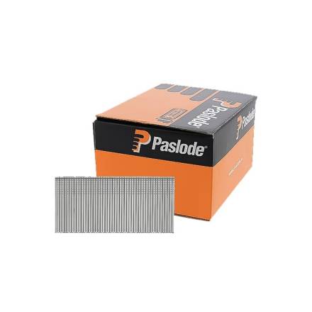 Paslode 921589 F16 1.6mm x 38mm Galvanised Straight Brad Nails (2000 Pack and 2 Fuel Cells)