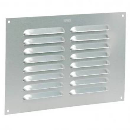 Select Hardware SAA Louvre Vent 9x9" (229x229mm) Satin Anodised Aluminium