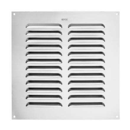 Select Hardware SAA Louvre Vent 9x9" (229x229mm) Satin Anodised Aluminium